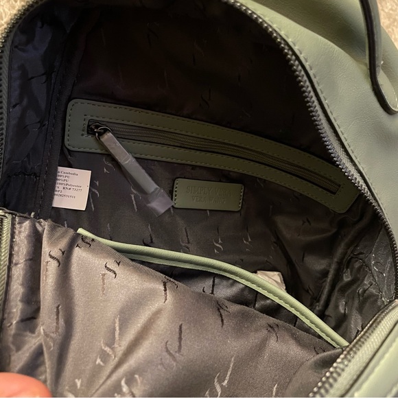 🍃Deep Green Leather Mini Backpack - Picture 6 of 9